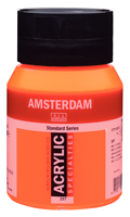 Amsterdam acryl 500ml 257 relfex oranje
