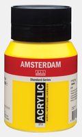 Amsterdam acryl 500ml 272 transparant geel middel