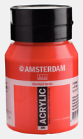 Amsterdam acryl 500ml 396 naftolrood middel