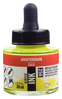 Amsterdam acrylic ink 30ml - 256 reflex yellow