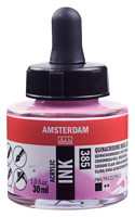 Amsterdam acrylic ink 30ml - 385 quinacridone roze licht