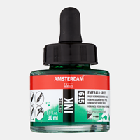 Amsterdam acrylic ink 30ml - 615 emerald groen