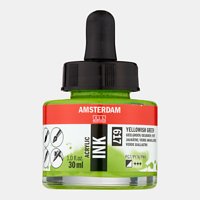 Amsterdam acrylic ink 30ml - 617 geelgroen