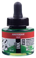 Amsterdam acrylic ink 30ml - 618 permanent groen licht