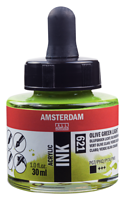 Amsterdam acrylic ink 30ml - 621 olijfgroen licht