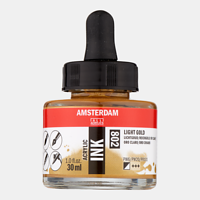 Amsterdam acrylic ink 30ml - 802 licht goud