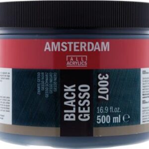Amsterdam gesso 500ml - zwart