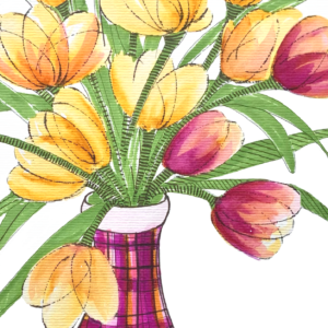 Ansichtkaart Marije - Serie Voorjaarsgeluk - Uitgezocht voor jou