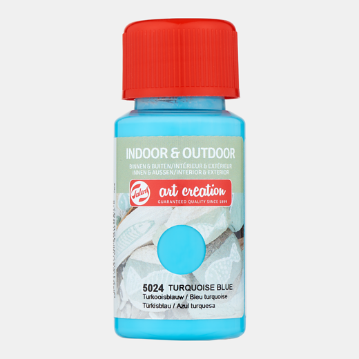 ArtCreation binnen & buiten 50ml - 5024 turkoois blauw