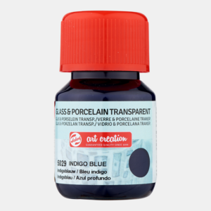 ArtCreation Glass & Porcelain 5029 indigo blue transparant