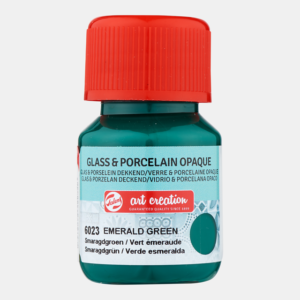 ArtCreation Glass & Porcelain 6023 emerald green opaque