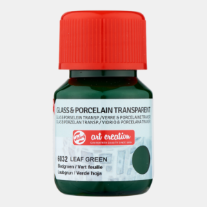 ArtCreation Glass & Porcelain 6032 leaf green transparant