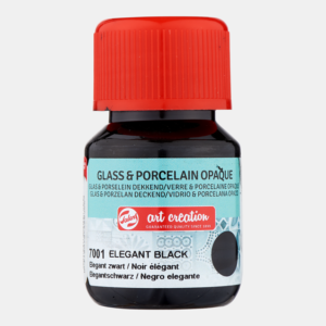 ArtCreation Glass & Porcelain 7001 elegant black opaque