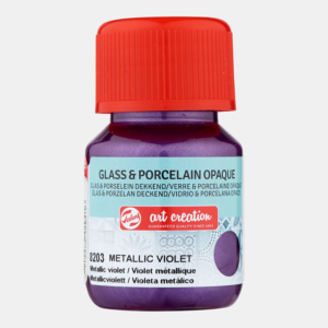 ArtCreation Glass & Porcelain 8203 metallic violet opaque