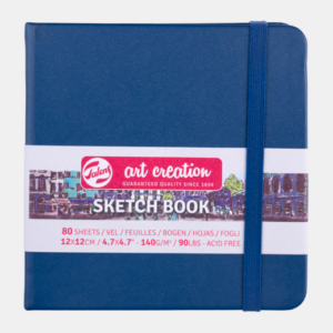ArtCreation schetsboek marine blauw - 12 x 12
