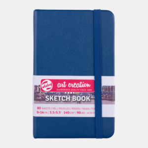 ArtCreation schetsboek marine blauw - 9 x 14