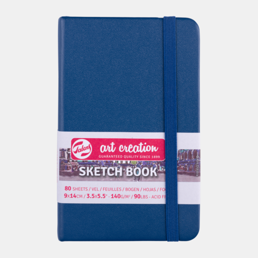ArtCreation schetsboek marine blauw - 9 x 14