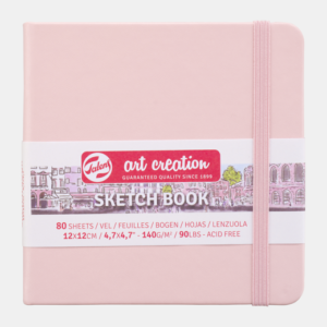 ArtCreation schetsboek pastel pink - 12 x 12