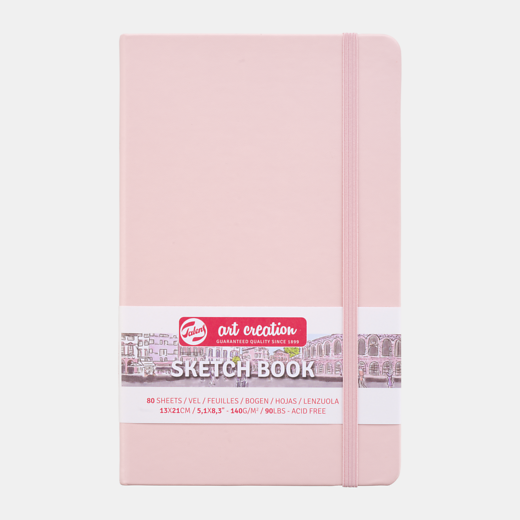 ArtCreation schetsboek pastel pink - 13 x 21