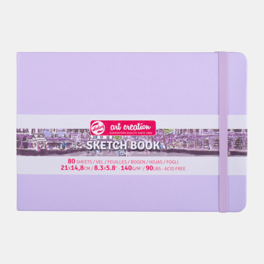 ArtCreation schetsboek pastel violet - 21 x 14.8