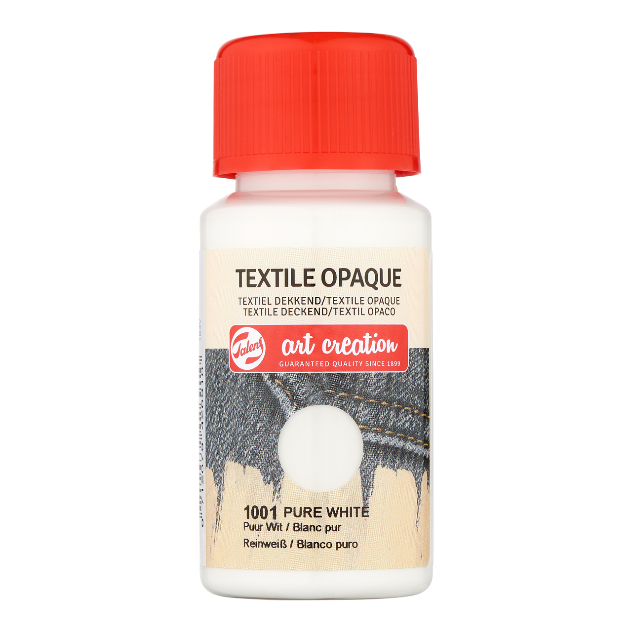 ArtCreation textiel dekkend 50ml - 1001 pure white