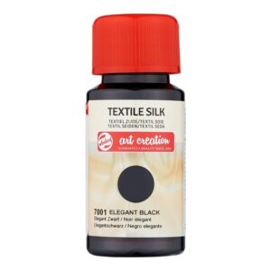 ArtCreation Zijdeverf 50ml - 7001 elegant black