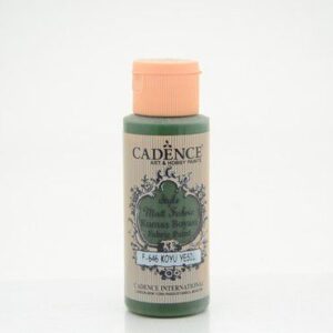 Cadence matt textielverf 59ml - 0646 dark green