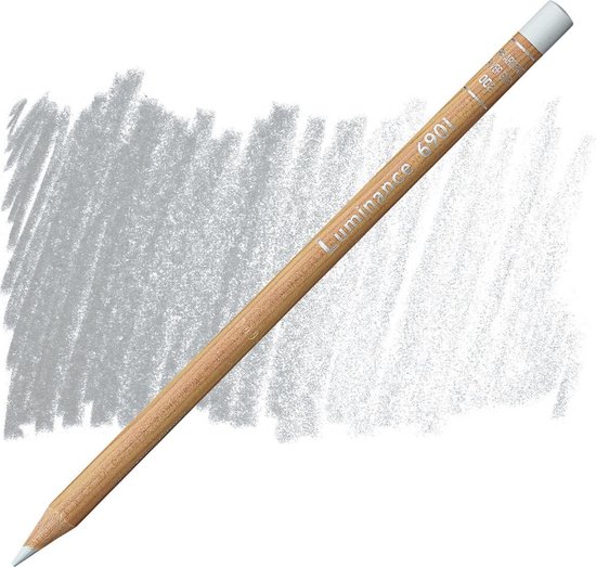 Caran d'ache luminance - 002 silver grey