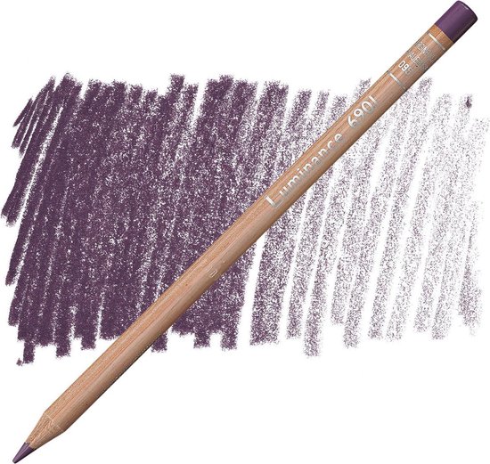 Caran d'ache luminance - 095 light aubergine