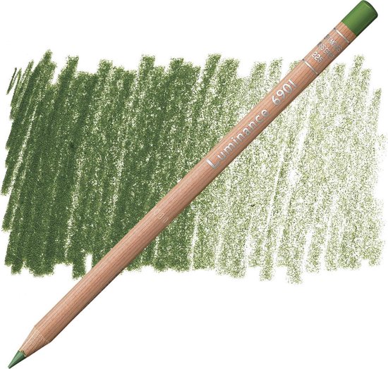 Caran d'ache luminance - 225 moss green