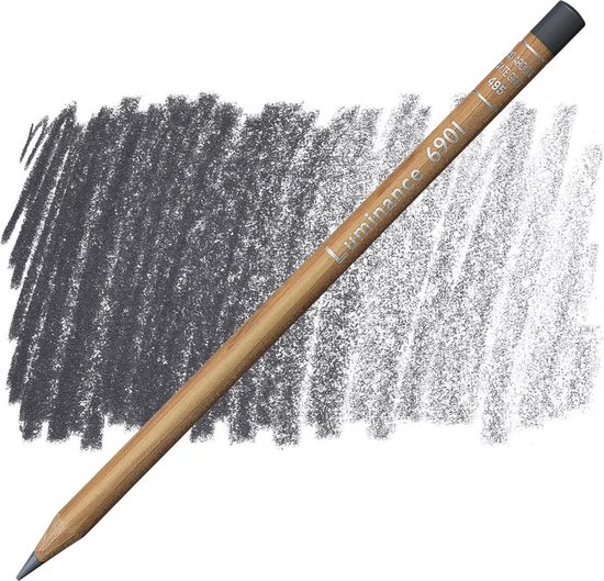 Caran d'ache luminance - 495 slate grey
