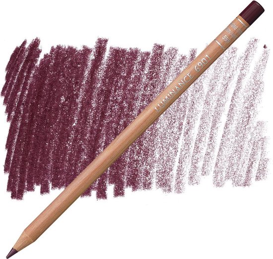 Caran d'ache luminance - 599 crimson aubergine