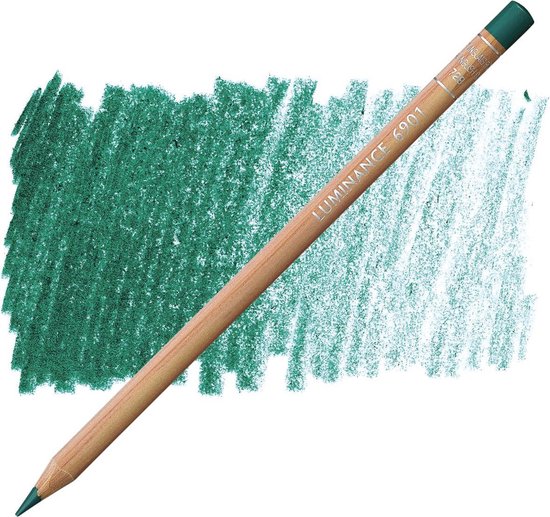 Caran d'ache luminance - 729 dark english green