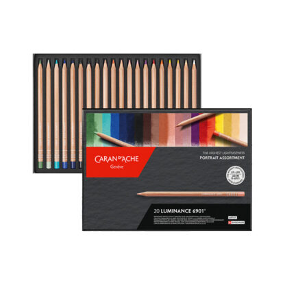Caran d'ache luminance - set 20 portrait