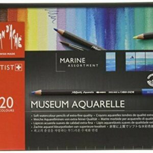 Caran d'ache museum aquarelle - set 20 marine