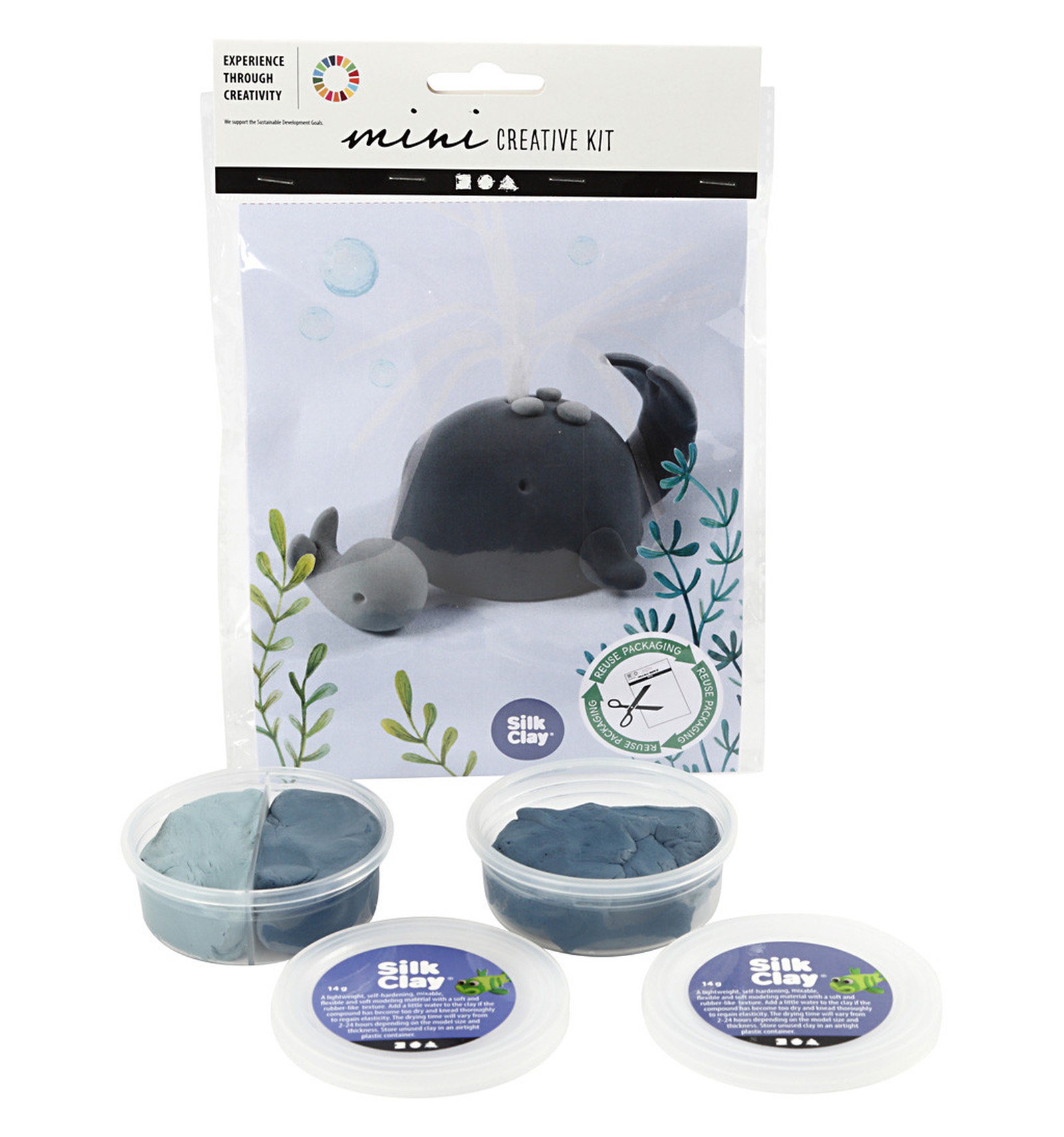 CCHobby mini creative kit - Walvis met kalf