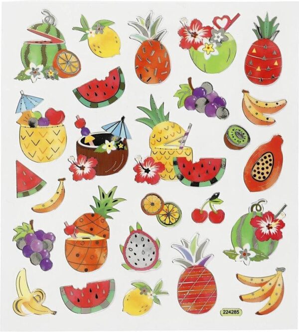 CCHobby stickers - exotisch fruit