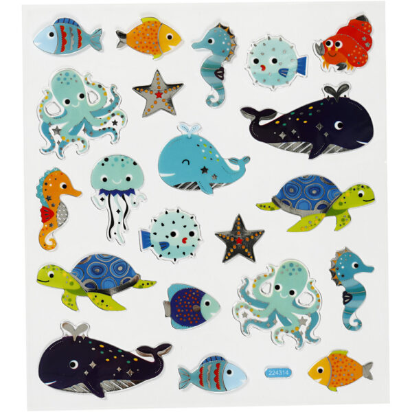 CCHobby stickers - zeedieren