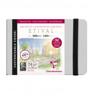 Clairefontaine Etival watercolour book 15x10 300gr