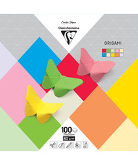 Clairefontaine origami 20x20 - 10 tinten, 100vel
