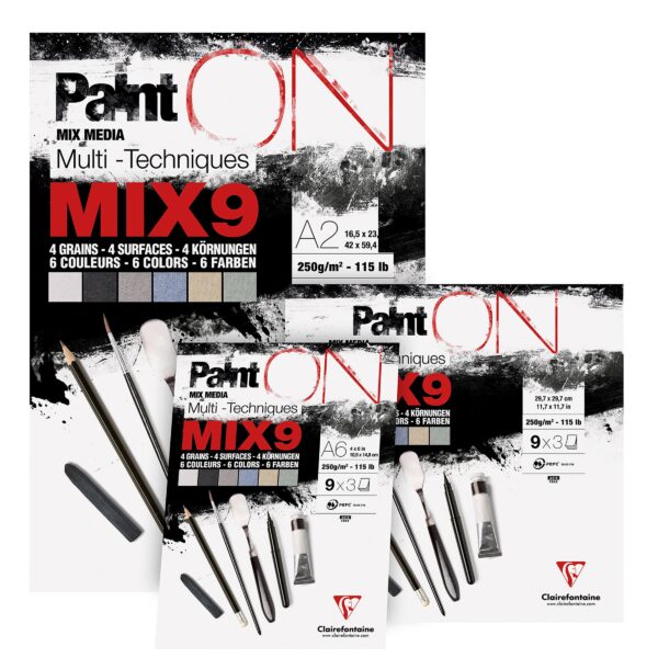 Clairefontaine Paint on MIX9 A3 250 gram