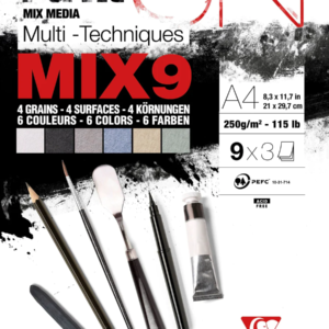 Clairefontaine Paint on MIX9 A4 250 gram