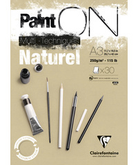 Clairefontaine Paint on naturel A3 250gr