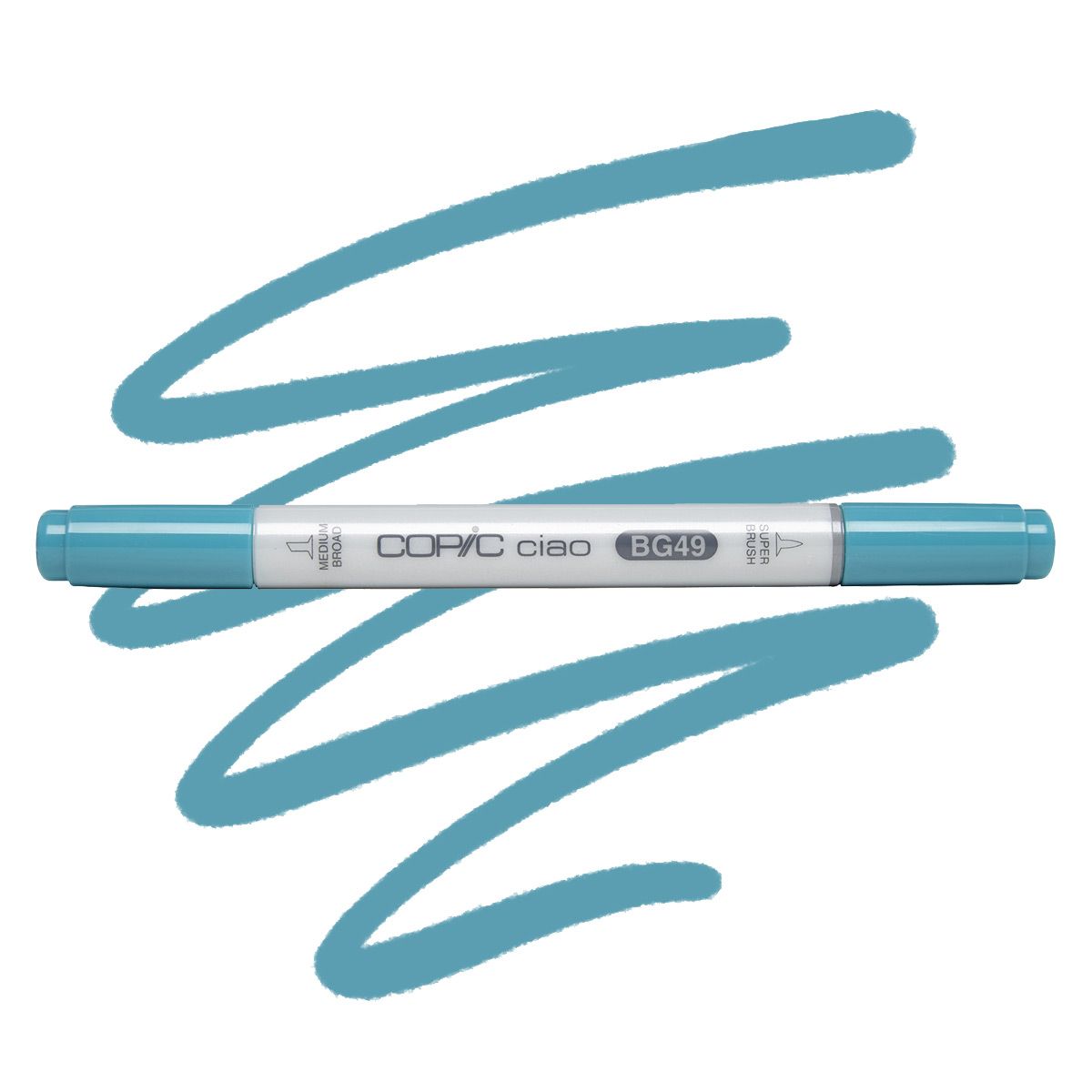 Copic marker ciao BG49 duck blue