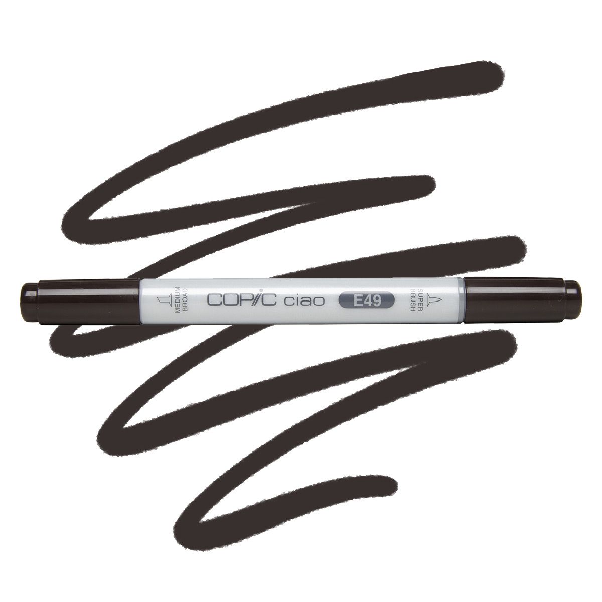Copic marker ciao E49 dark bark