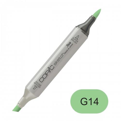 Copic sketch G14 apple green