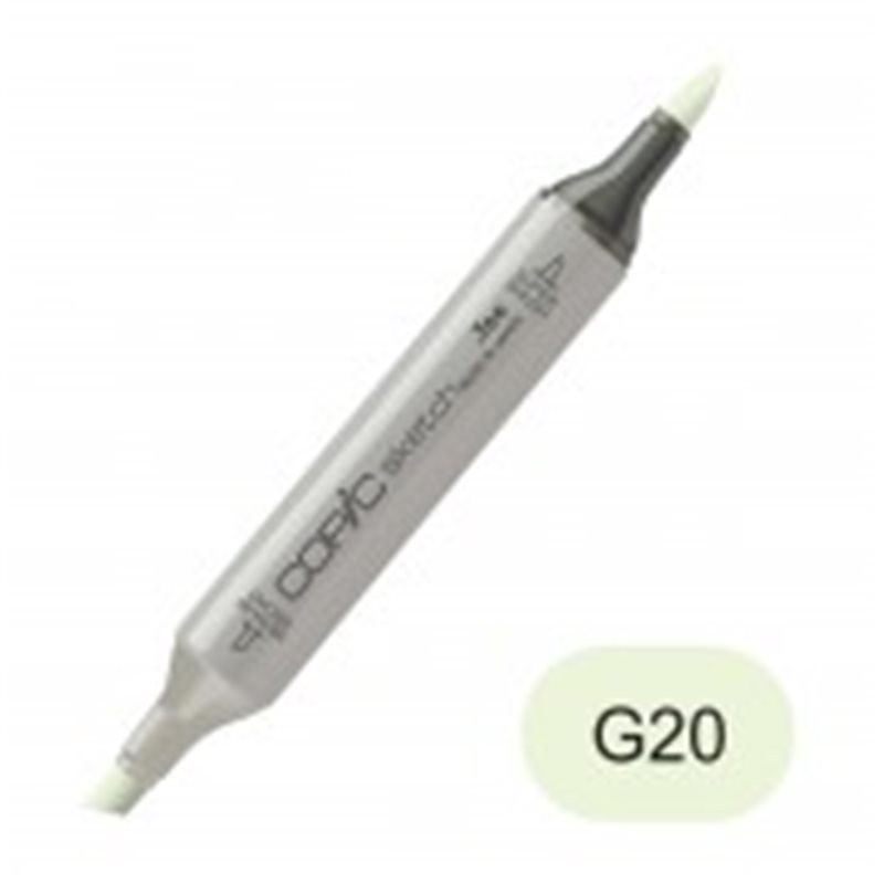 Copic sketch G20 wax white