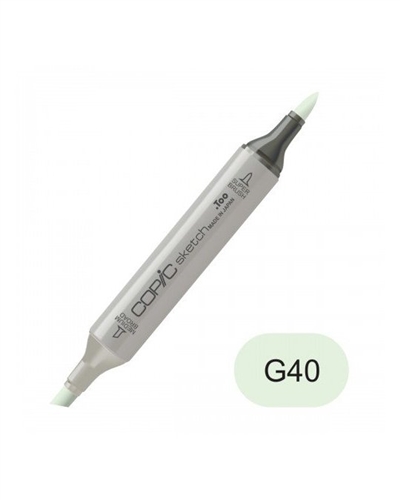 Copic sketch G40 dim green