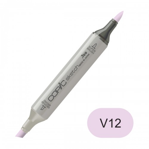 Copic sketch V12 pale lilac