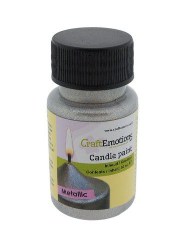 CraftEmotions candle paint 50ml - 2132 zilver